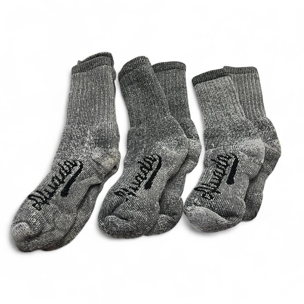 Merino Wool No Slip Cozy Fuzzy Lining Thermal Thick Crew Socks Adult Unisex S/M